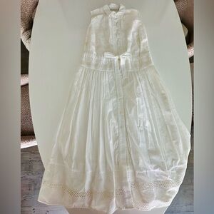 Eva Mendes for New York & Company White Lace Detail Dress